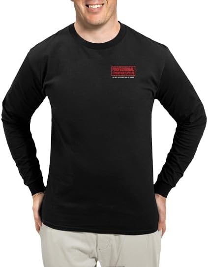 CafePress Professional Fishkeeper Long Sleeve Dark T Shirt Unisex Cotton Long Sleeve T-Shirt - Black