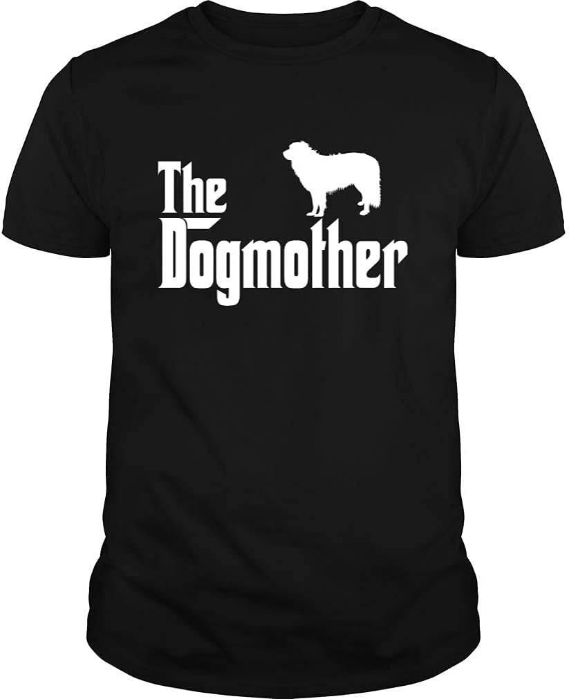 The Dogmother Great Pyrenees Tshirt - Unisex Tee - Black