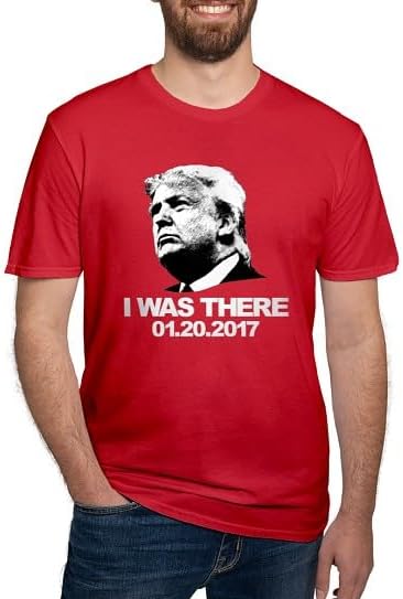 CafePress Trump Inauguration Men's Fitted T Shirt (Dark) Men's Semi-Fitted Classic Cotton T-Shirt - Red