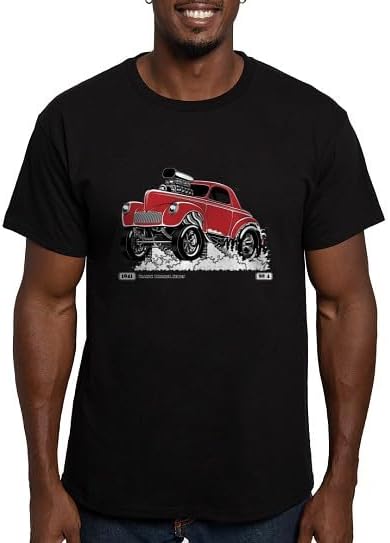 CafePress Gasser 41 Willys Men's Classic T Shirt Men's Semi-Fitted Classic Cotton T-Shirt - Black