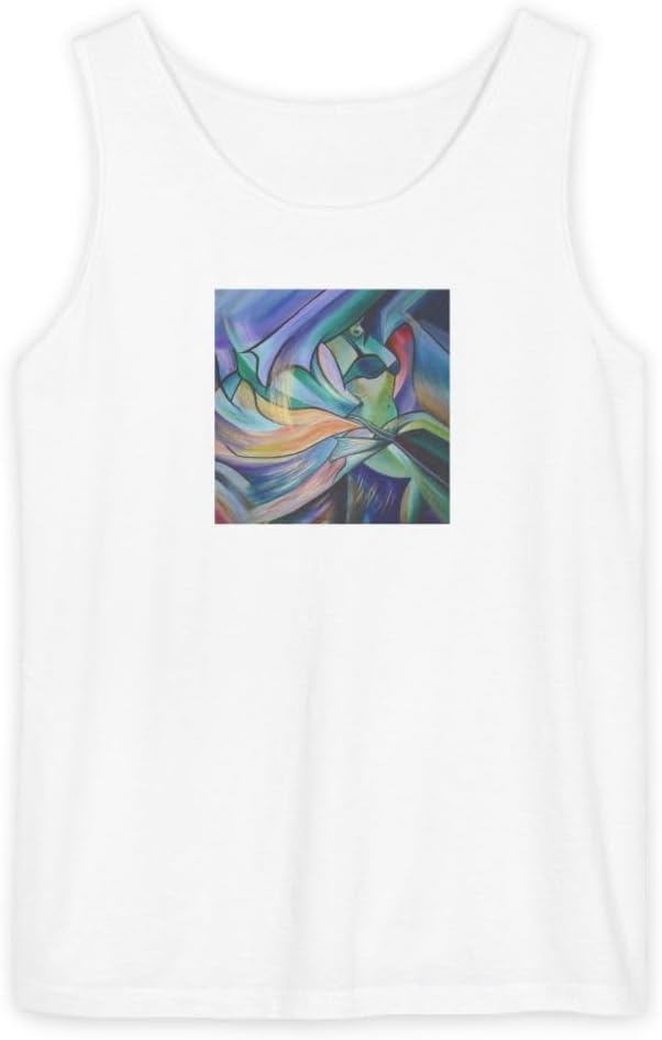 3dRose The Art of Belly Dance Tank Top S White - As Pictured