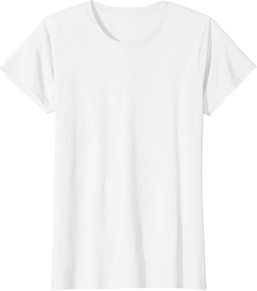 Women's Vintage Perfume Bottle Climbing Roses Floral Art T-Shirt - White