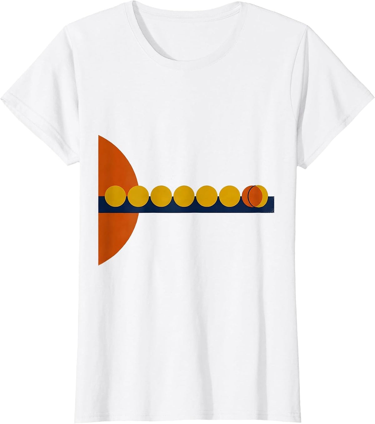 Women's Pluto Planet Solar System Funny Astronomy Science T-Shirt - White