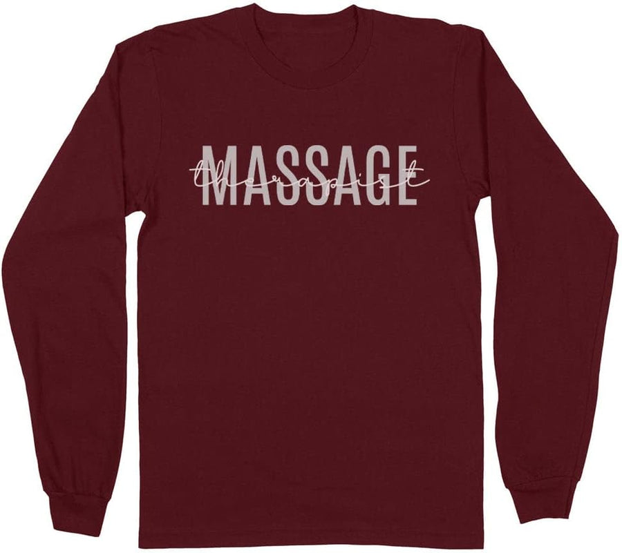 Massage Therapist Long Sleeve Shirt Unisex - Maroon