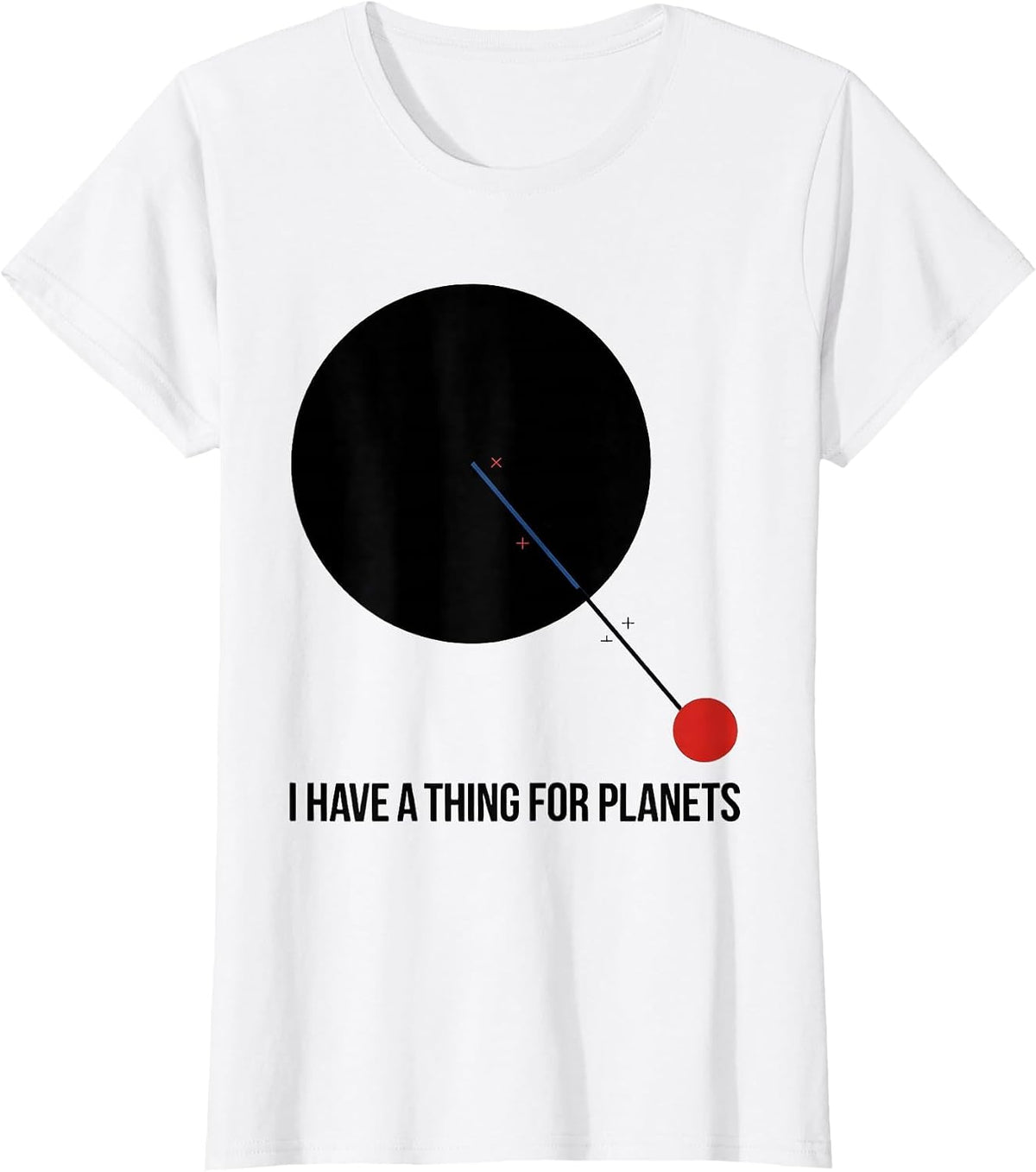 I Have A Thing For Planets Bauhaus Modernist Space Astronomy T-Shirt - White