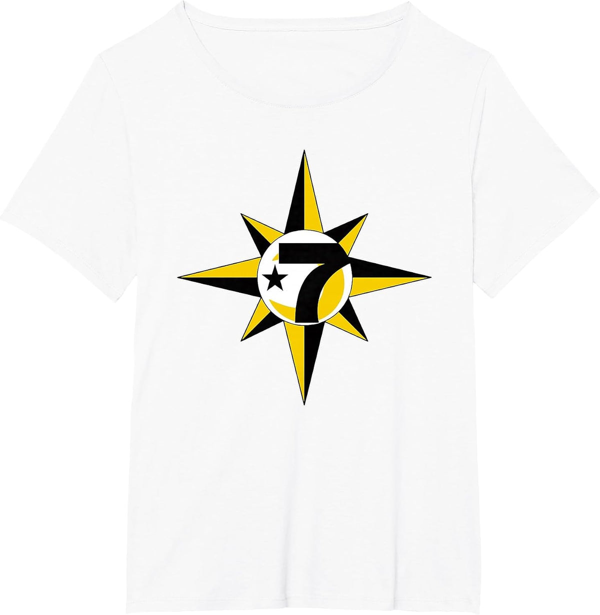 in the Name of Allah 7 Logo Crescent Star 5 Percent t Shirt T-Shirt - White