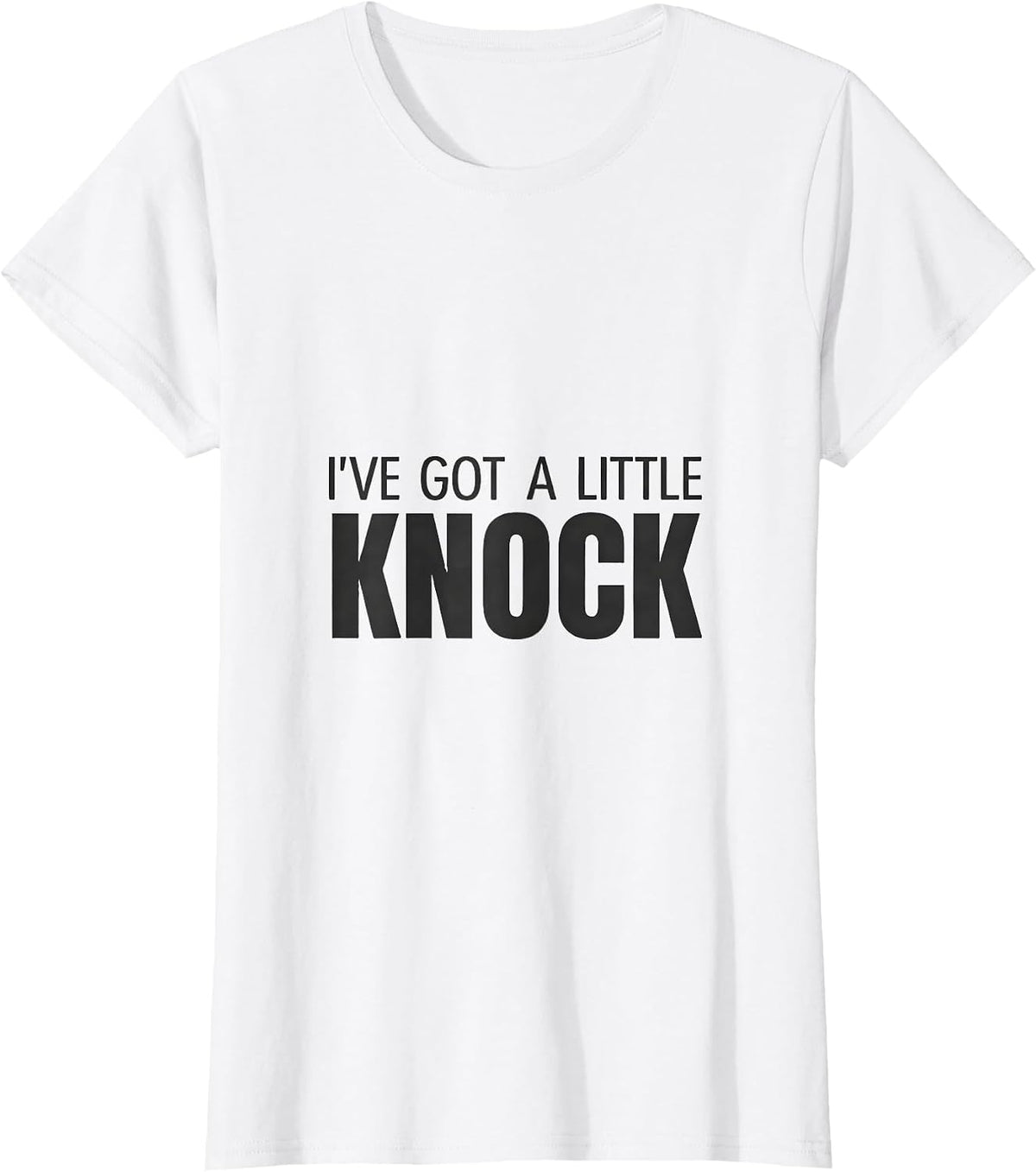 I've Got A Little Knock Funny Mechanic Car Engine Block T-Shirt - White