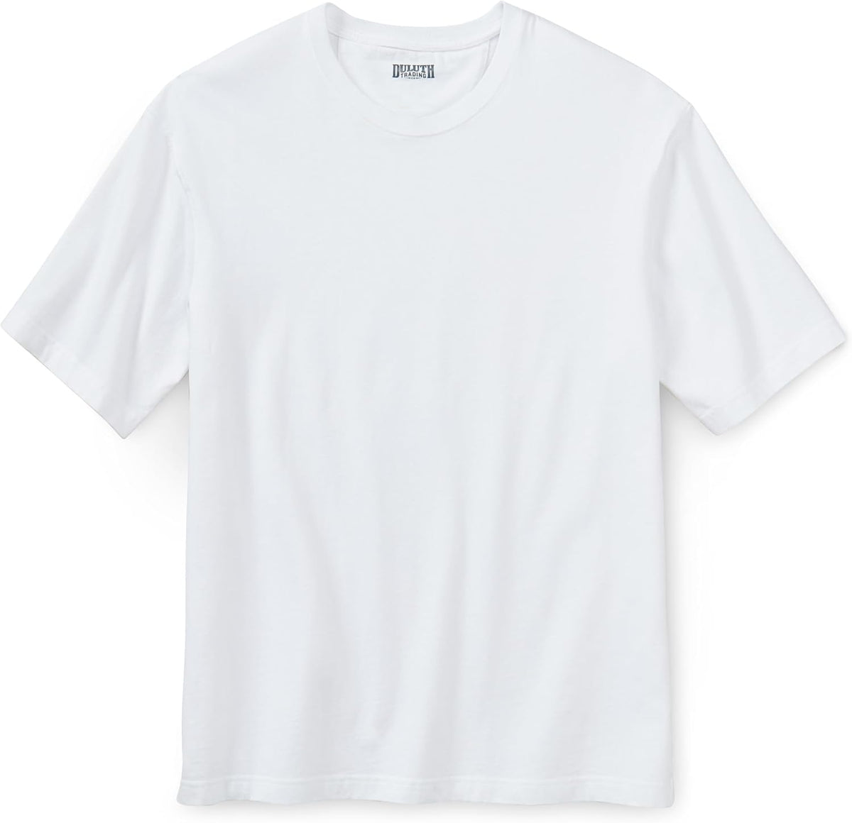 Duluth Trading Co Men's Longtail T Standard Fit Short Sleeve T-Shirt - White