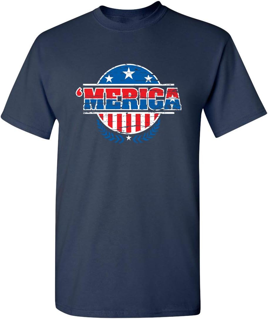 Funny Patriotic 4th of July Shirt Independence Day Graphic Tee - Navy3
