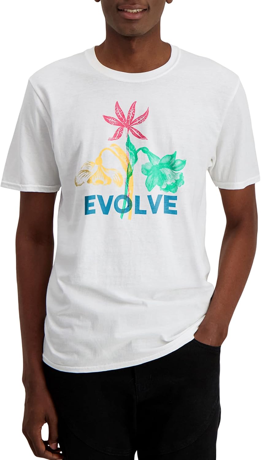 One Word to Creative/Recreate Men's Classic Crew Neck T-Shirt - Evolve 1