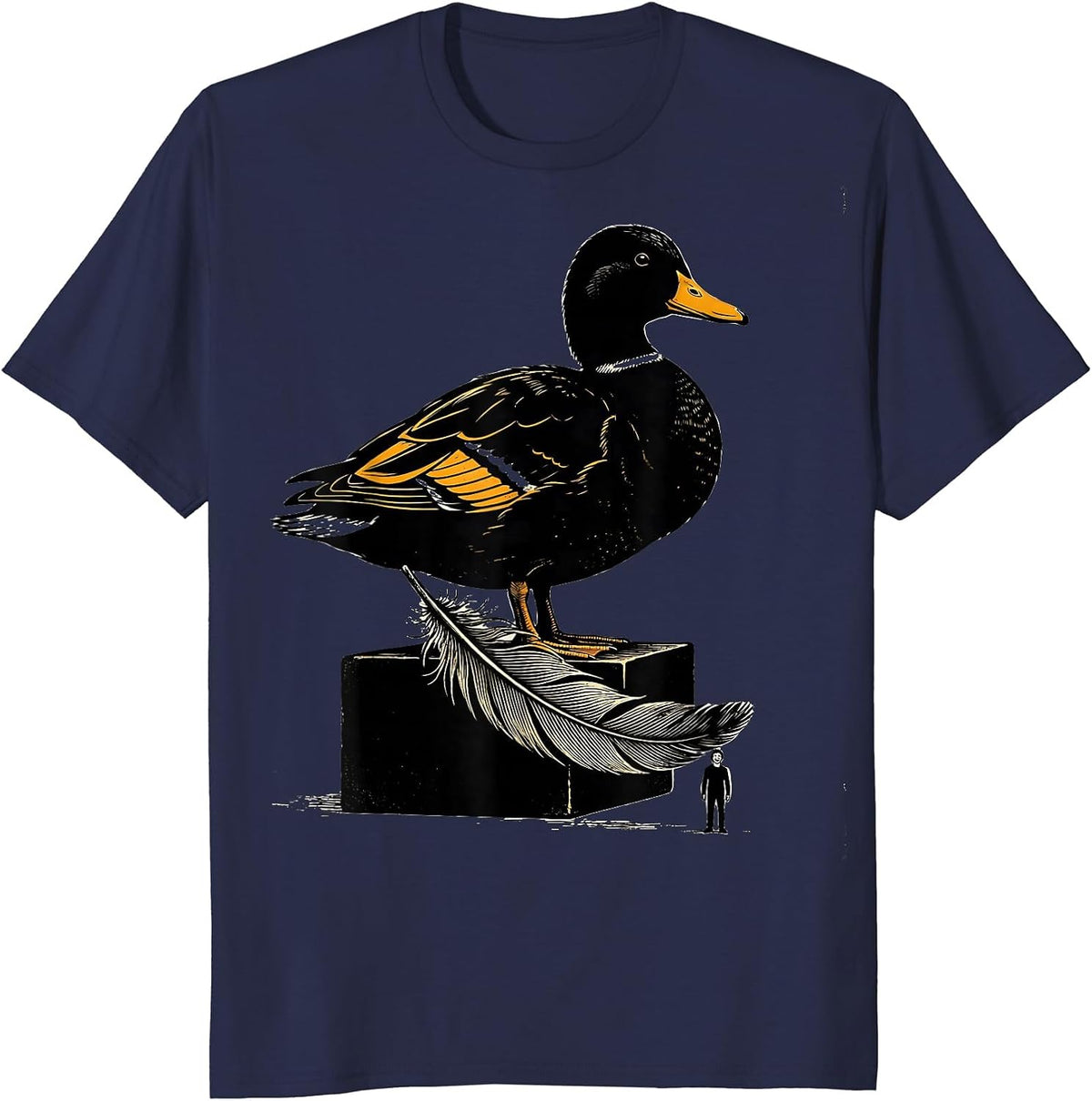 Duck Lover Always Be Yourself Unless You Can Be A Duck Humor T-Shirt - Navy Blue