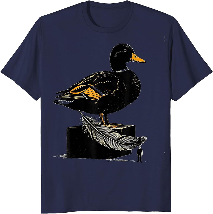 Duck Lover Always Be Yourself Unless You Can Be A Duck Humor T-Shirt - Navy Blue