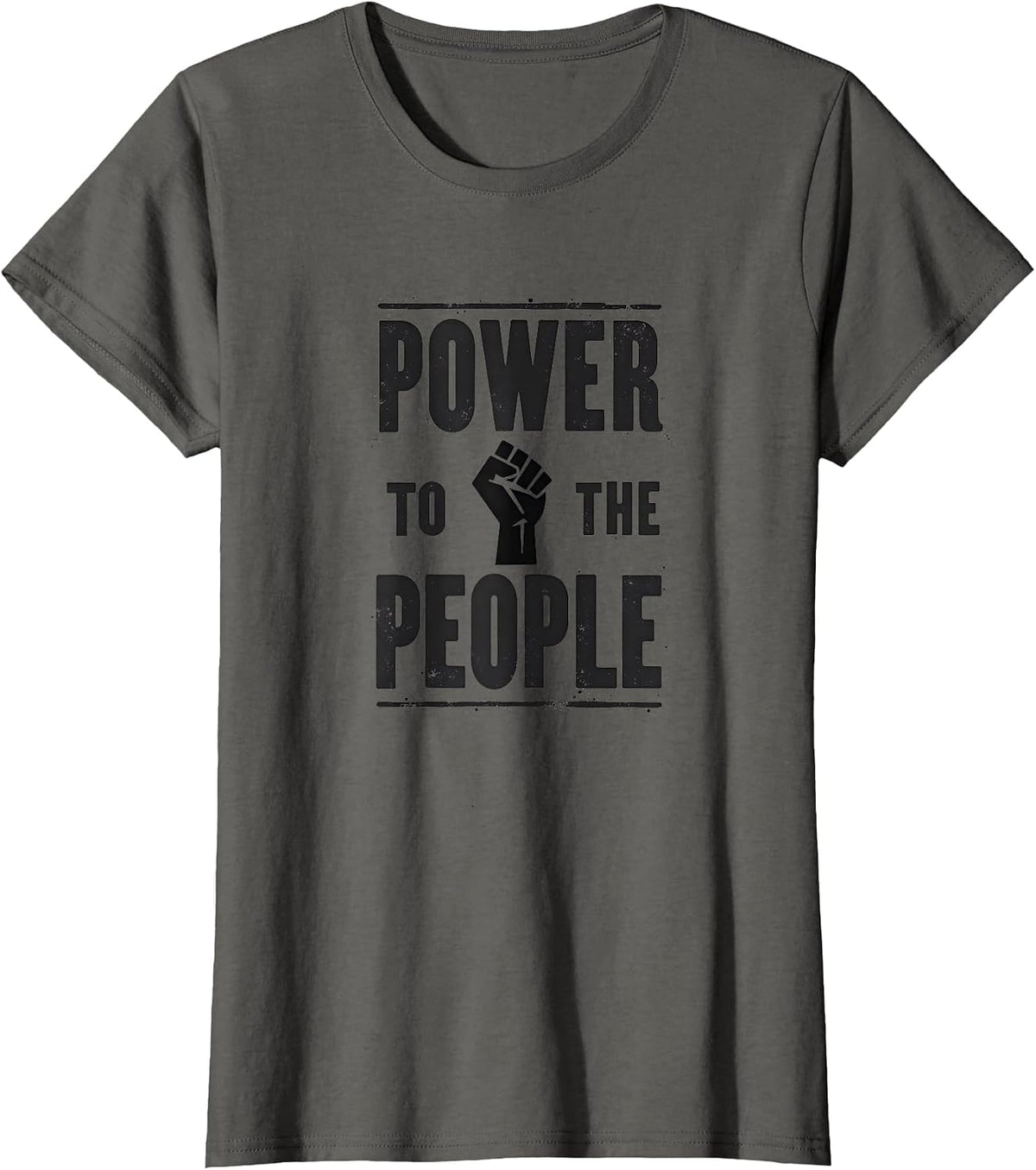 Power to the People Inauguration Design T-Shirt - Asphalt Grey
