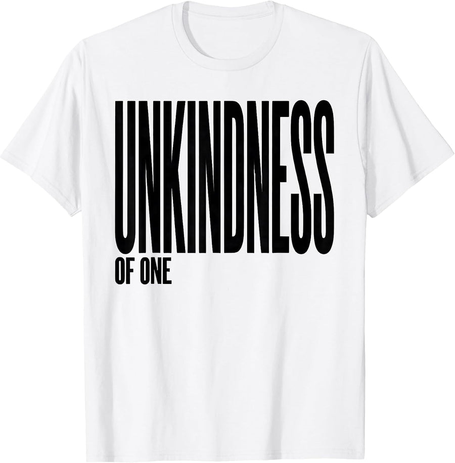 Men's Unkindness Of One Dark Humor Crow Raven Gothic Bird Lover T-Shirt - White