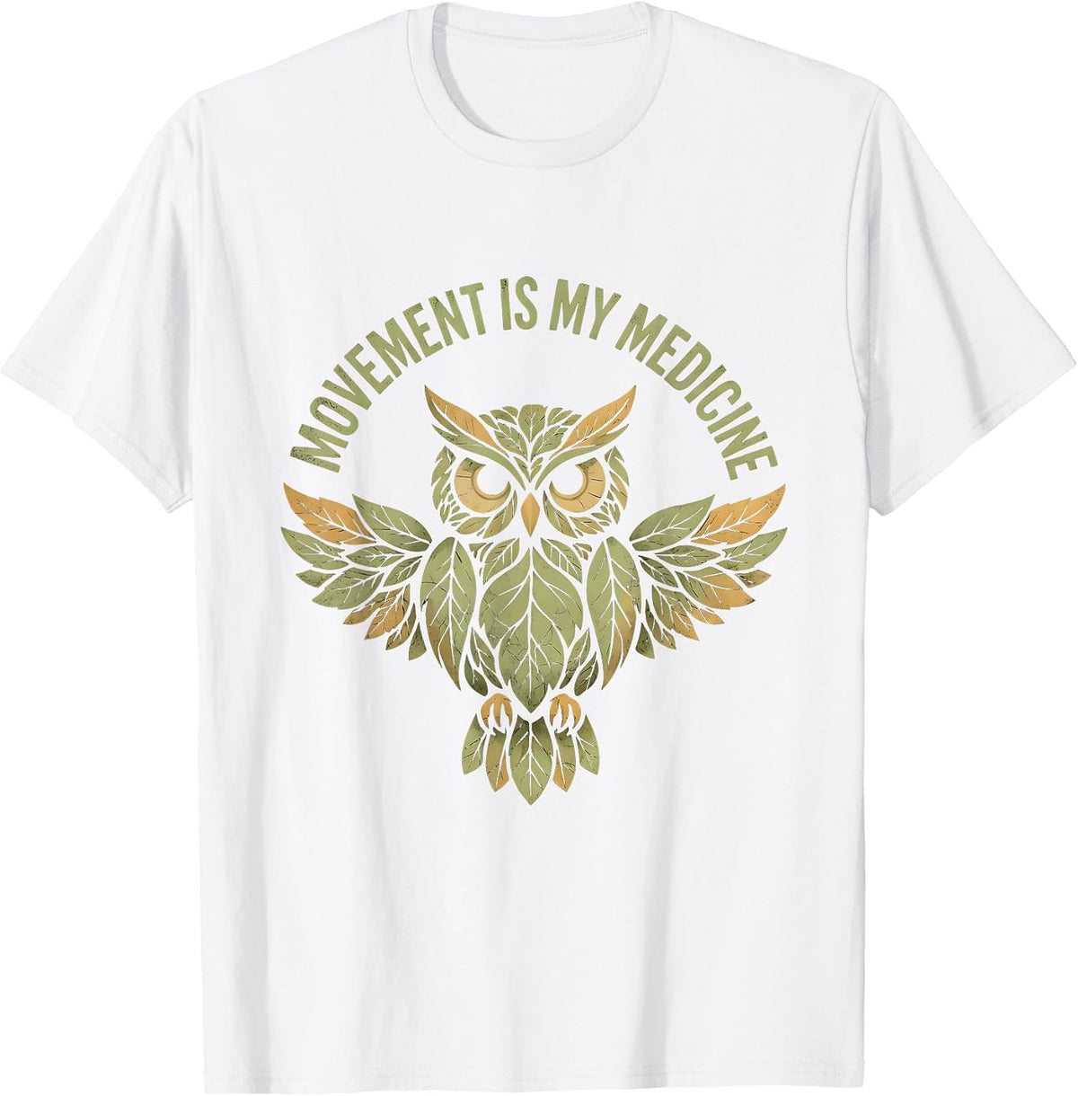 Men's Movement Is My Medicine Occupational Therapy Design T-Shirt - White
