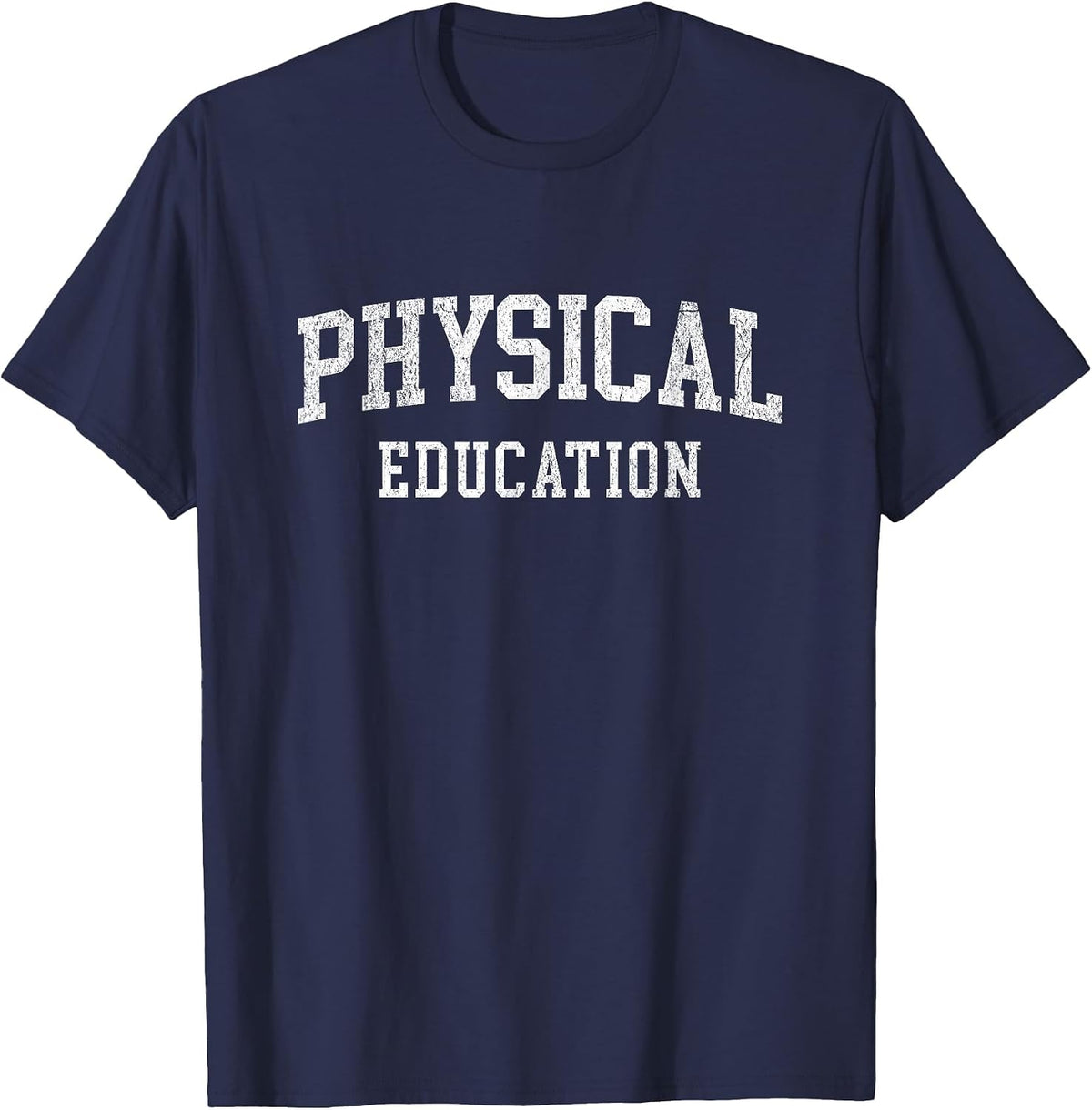 Physical Education PE Teacher T-Shirt - Navy Blue
