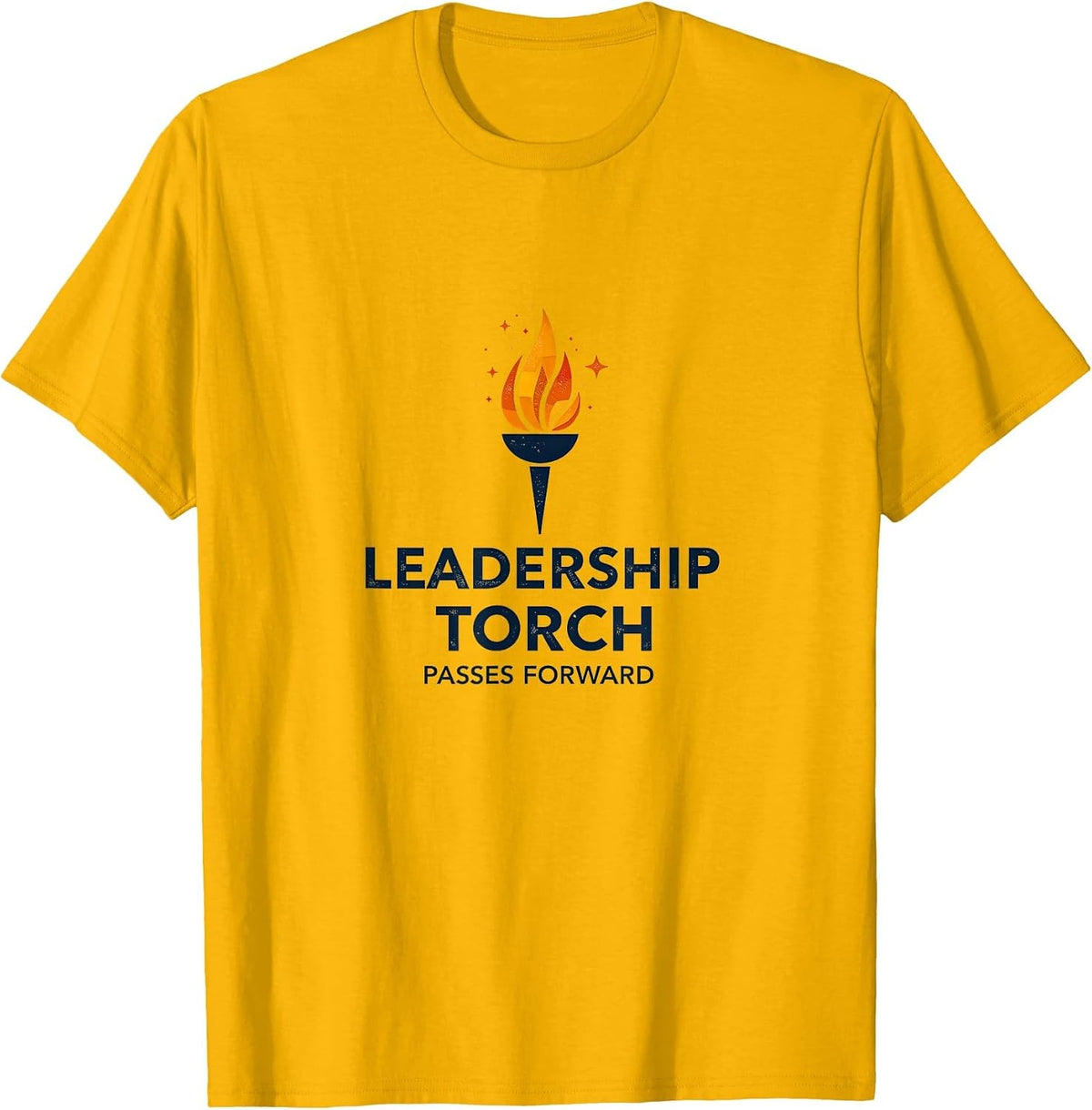 Leadership Torch Passes Forward Inauguration T-Shirt - Golden Yellow