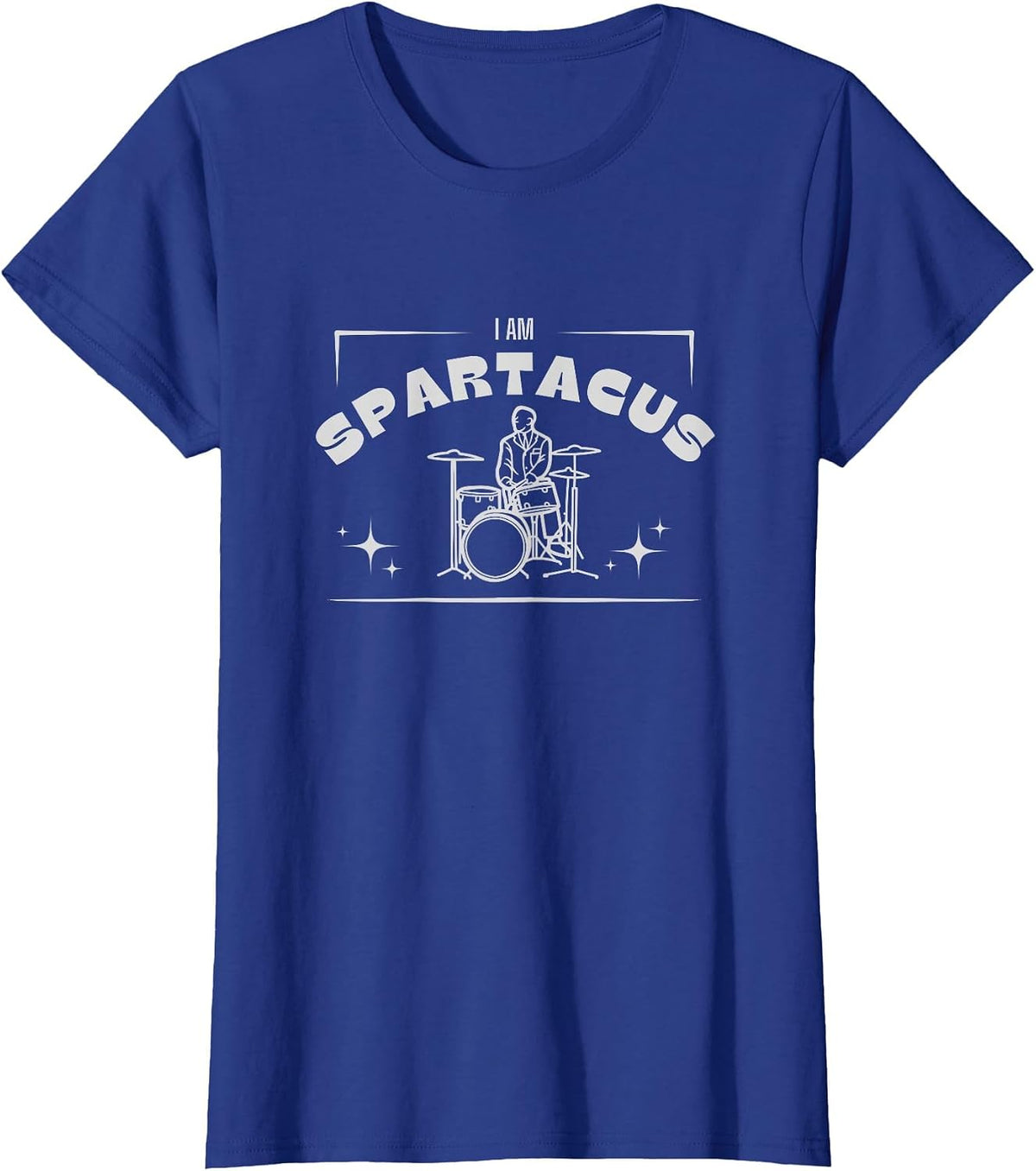 I Am Spartacus, Drummer T-Shirt - Royal Blue
