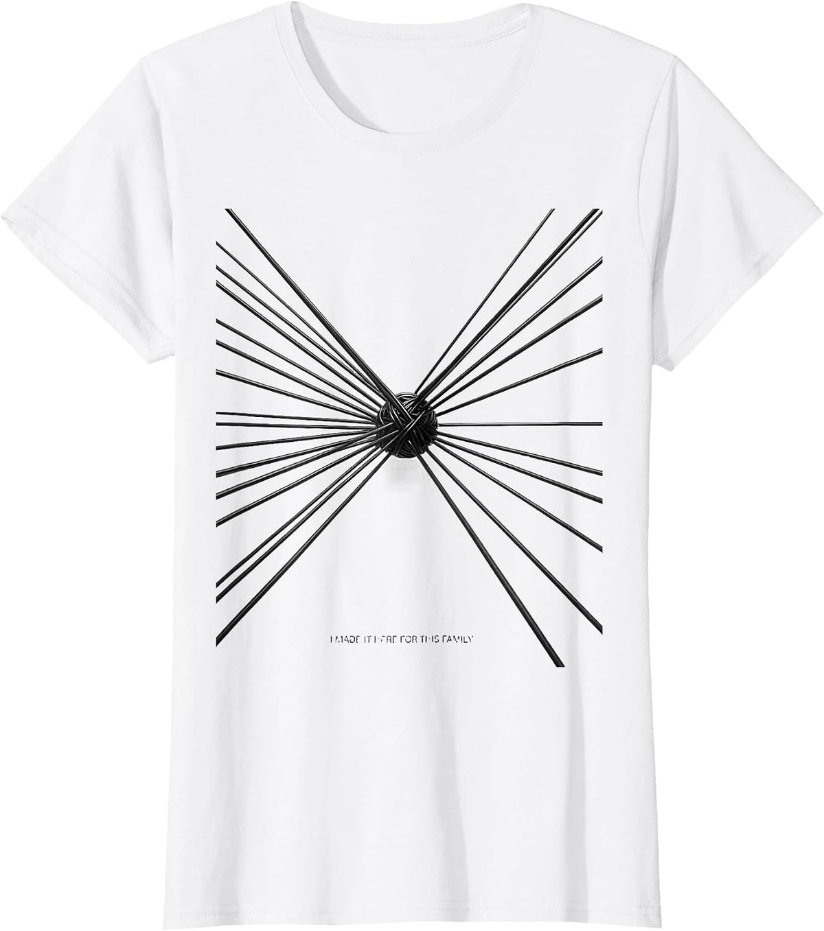 I Made It Here For This Family Funny Family Reunion Matching T-Shirt - White