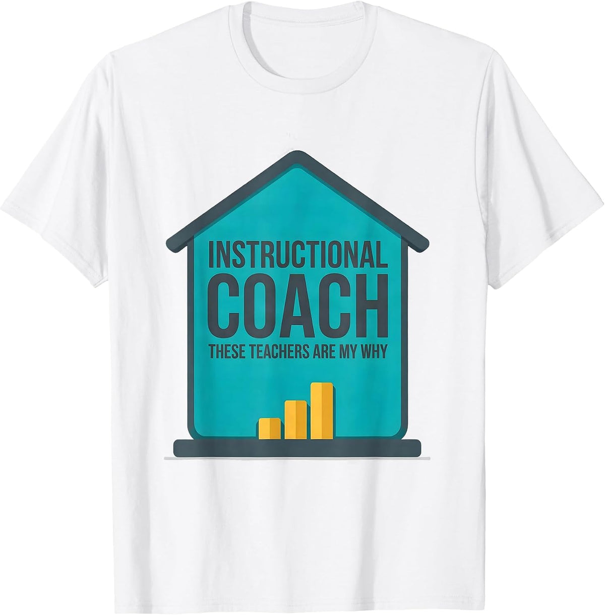 Men's INSTRUCTIONAL COACH THESE TEACHERS ARE MY WHY Teacher T-Shirt - White