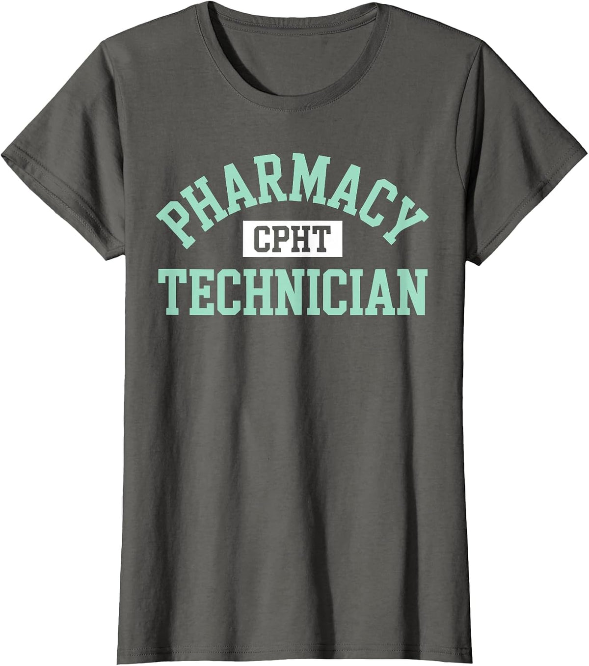 CPhT Pharmacy Technician T-Shirt - Asphalt Grey