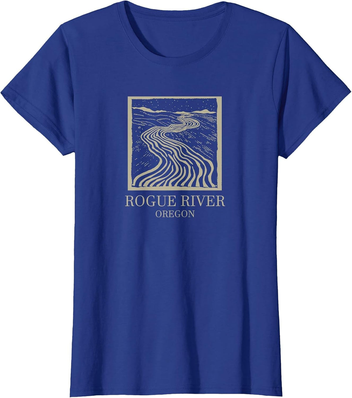 Rogue River T-Shirt - Royal Blue