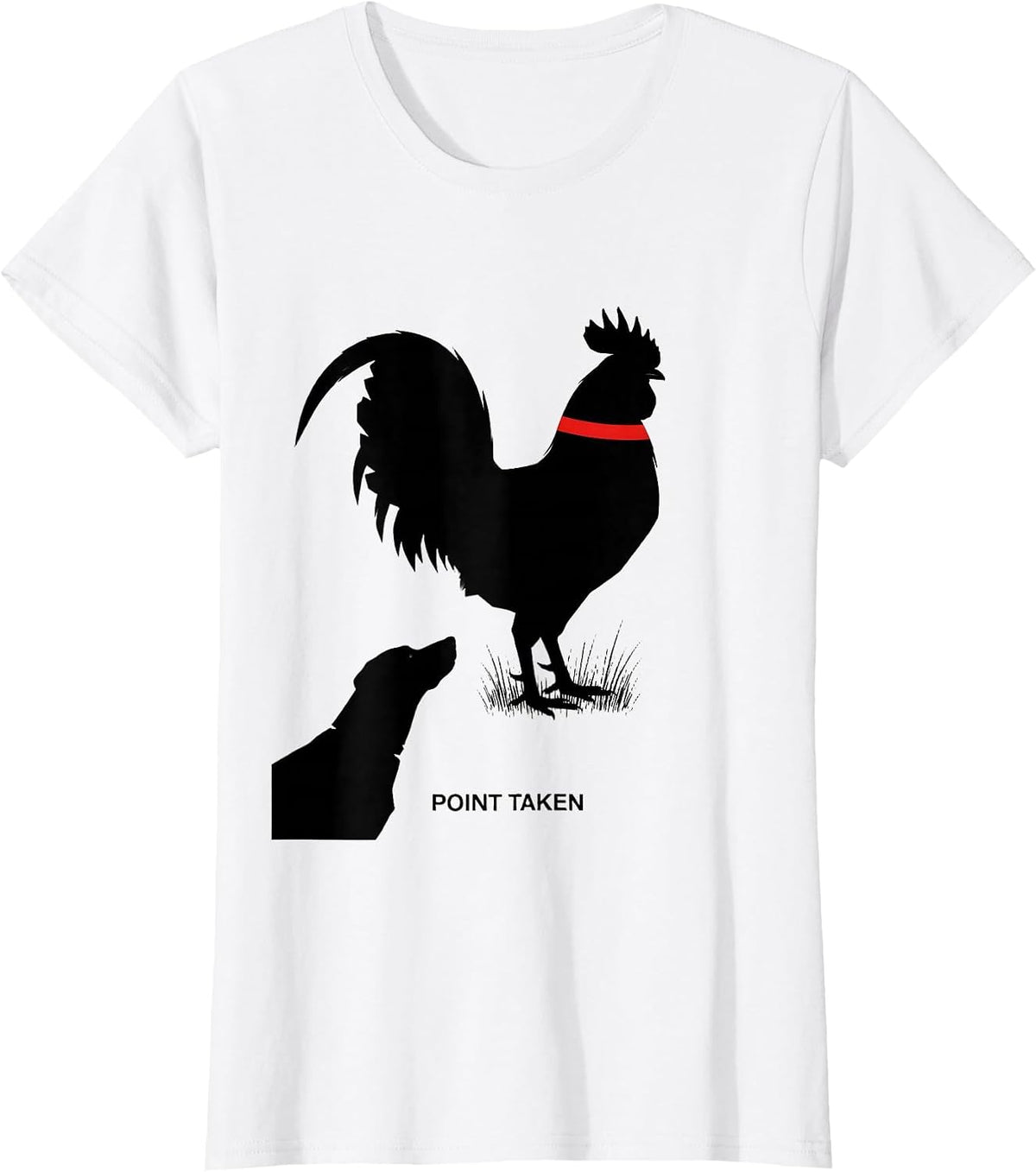 Point Taken Swiss International Pheasant Hunter Upland Bird T-Shirt - White
