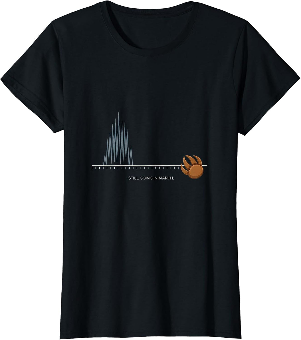Still Going In March Funny Sloth New Year Resolution Humor T-Shirt - Black