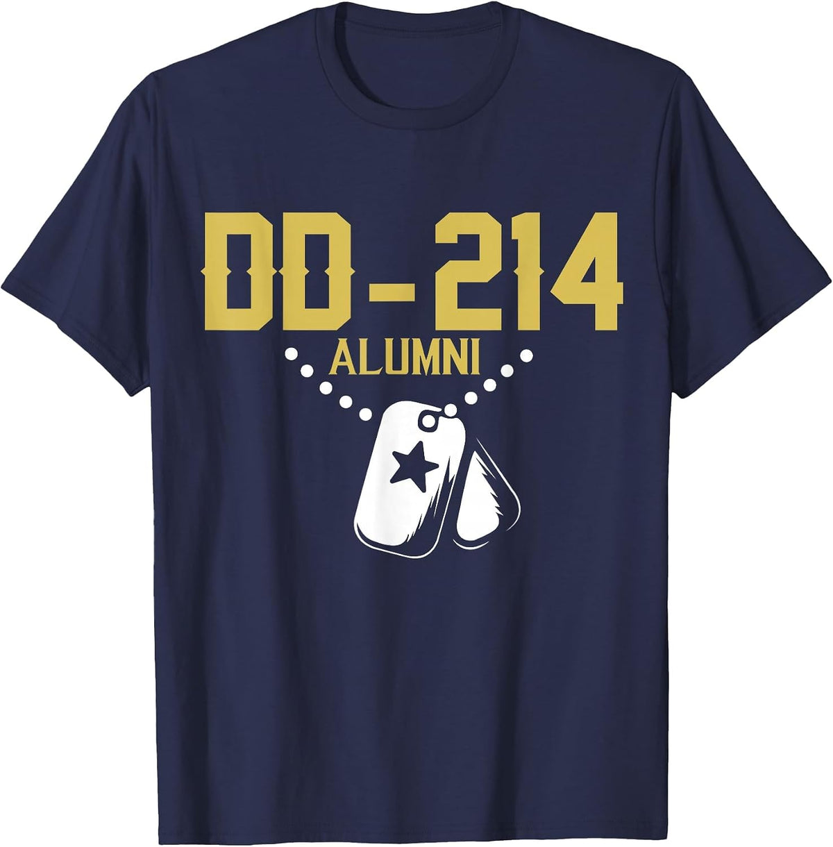 DD-214 US Army Alumni Vintage T-Shirt - Navy Blue