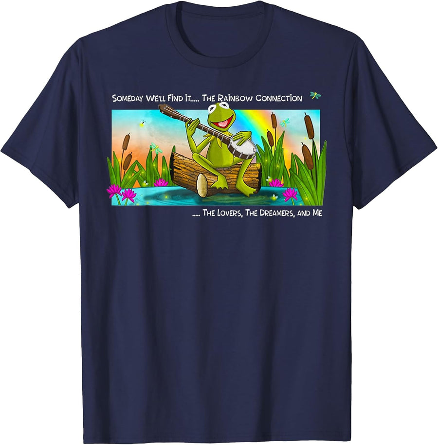 and Me Frog T-Shirt - Navy Blue