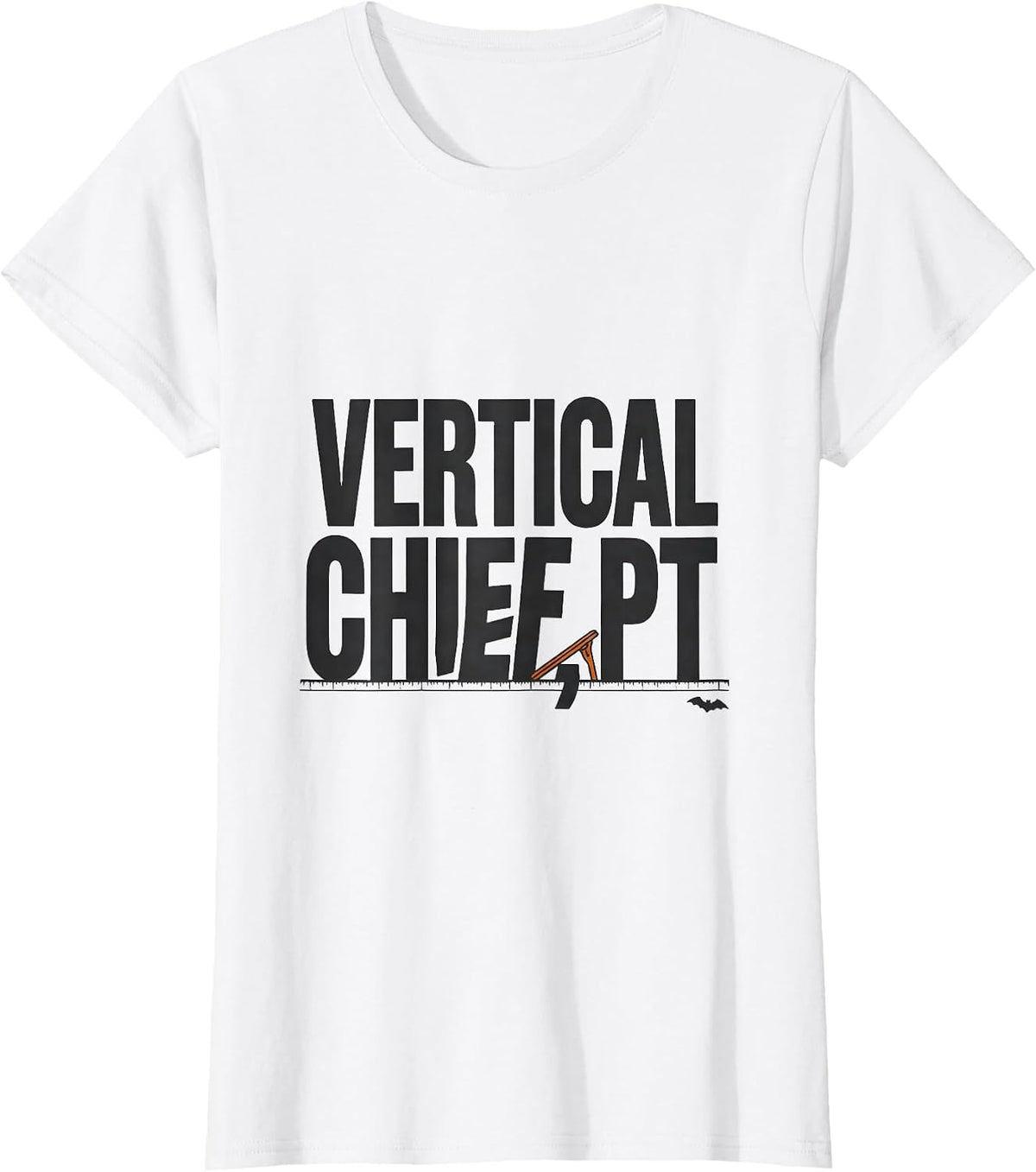 Women's Vertical Chief PT Occupational Therapy Halloween Trick T-Shirt - White