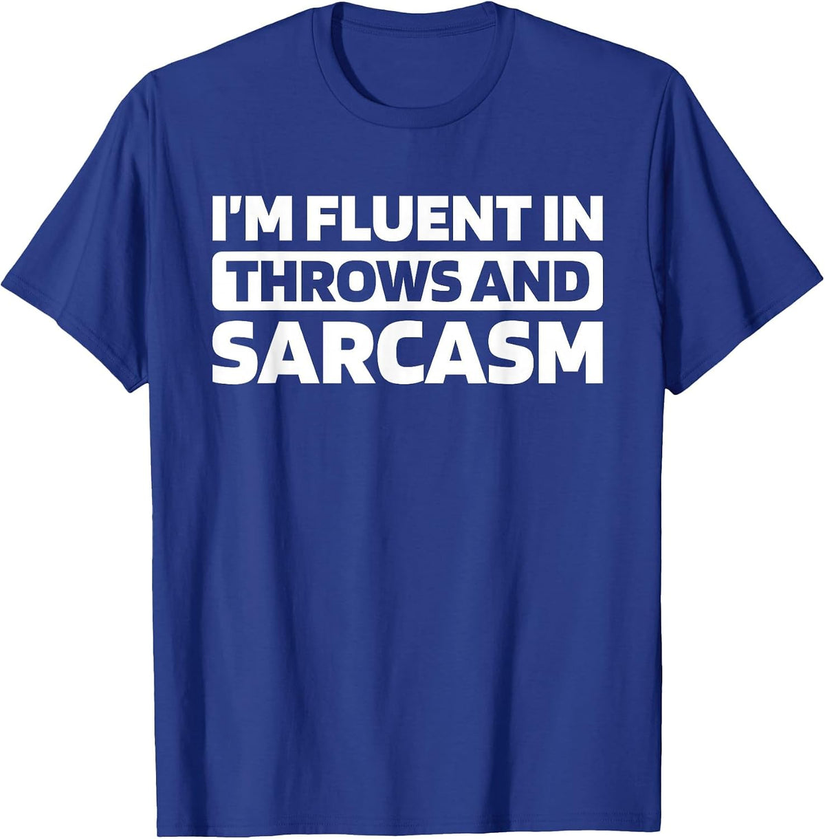 Throwing Track and Field Athletics - Javelin Throw T-Shirt - Royal Blue