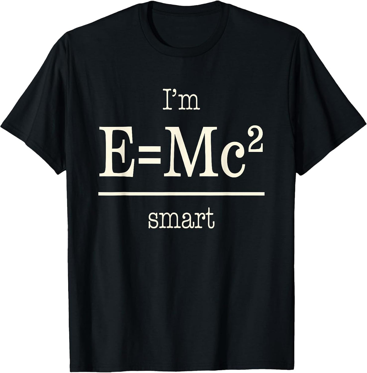 Funny Math Pun I'm Relatively Smart Math Nerd Einstein T-Shirt - Black