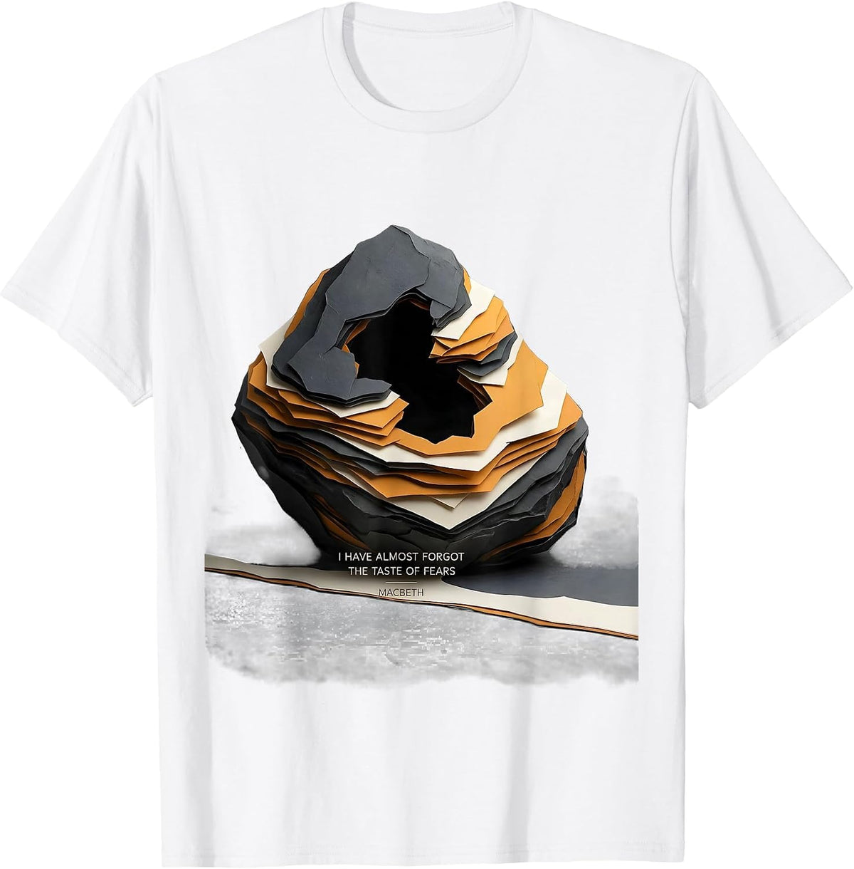 Men's I Have Almost Forgot The Taste Of Fears Macbeth Literary T-Shirt - White