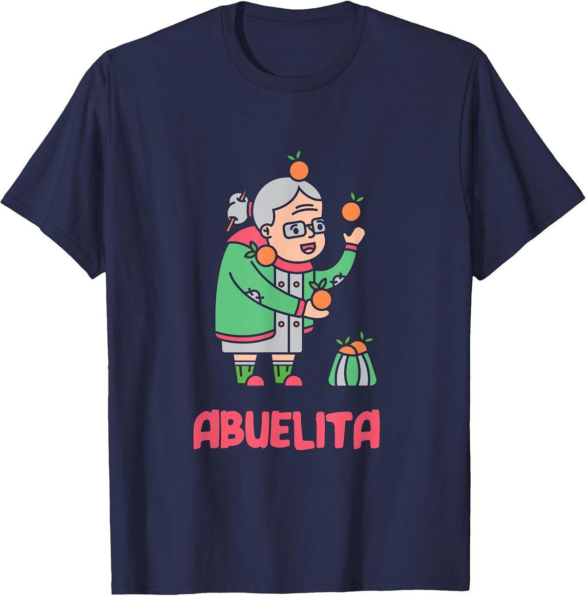 Abuelita Spanish Grandma Abuelas Mexican Abuela Grandmother T-Shirt - Navy Blue