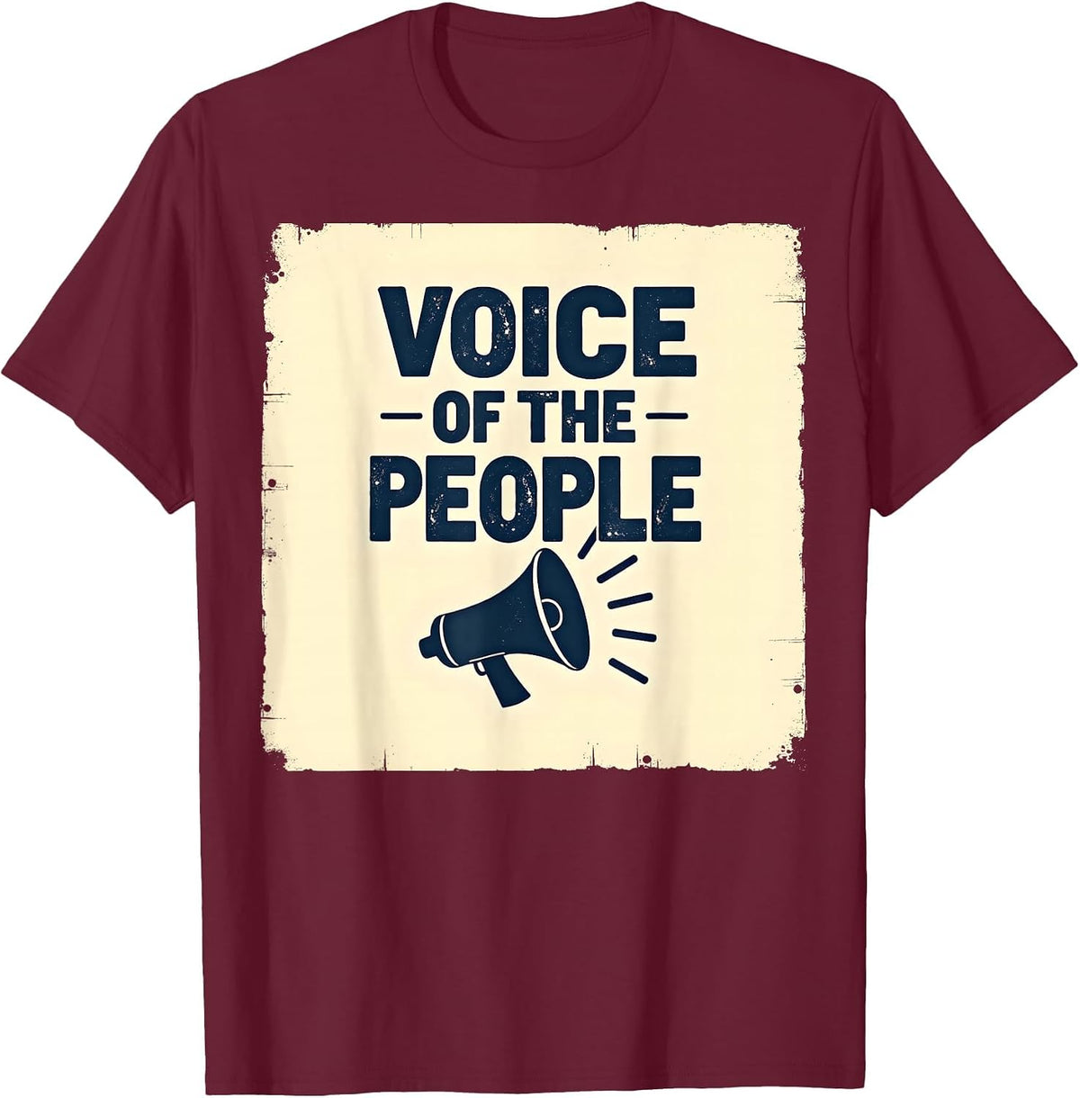 Voice of the People Inauguration Day 2025 T-Shirt - Burgundy
