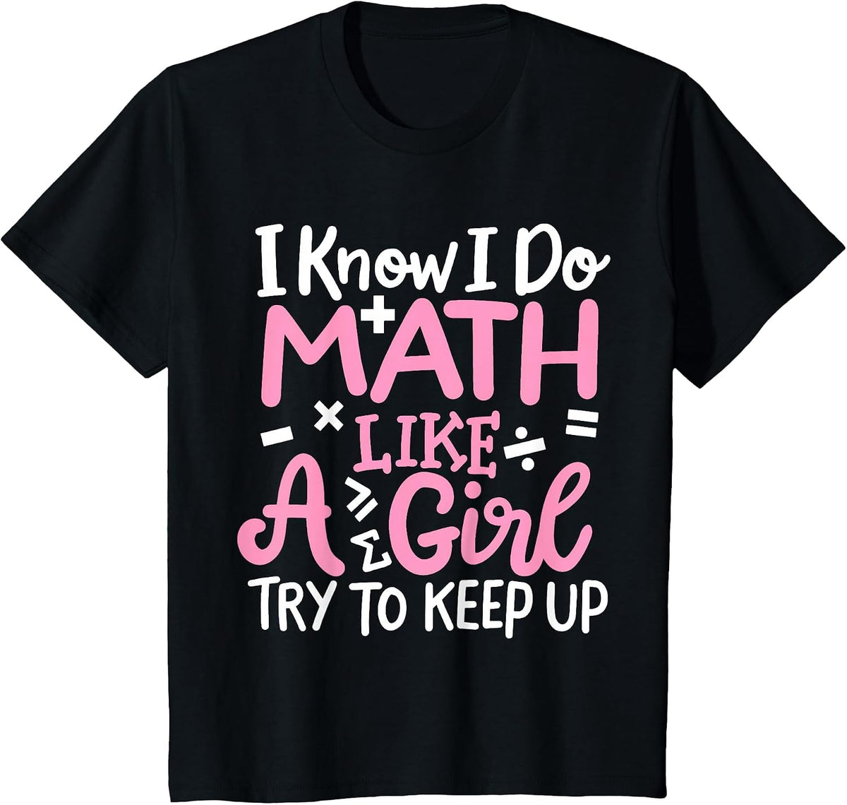 Math Teacher Math Student T-Shirt - Black