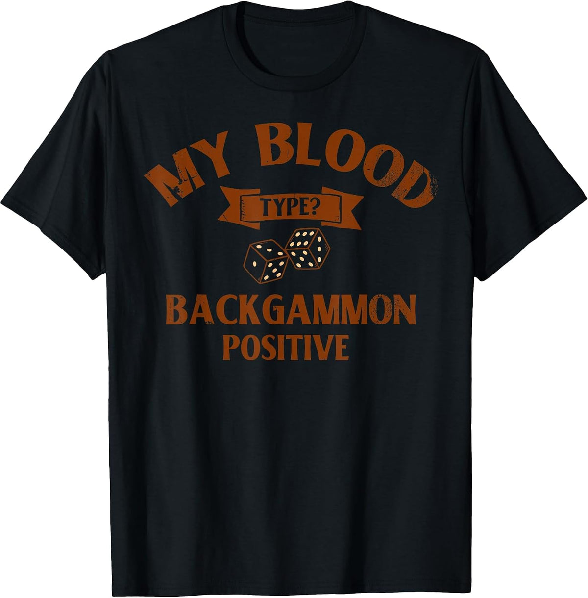 Elevate Your Game with Unique Backgammon Design T-Shirt - Black