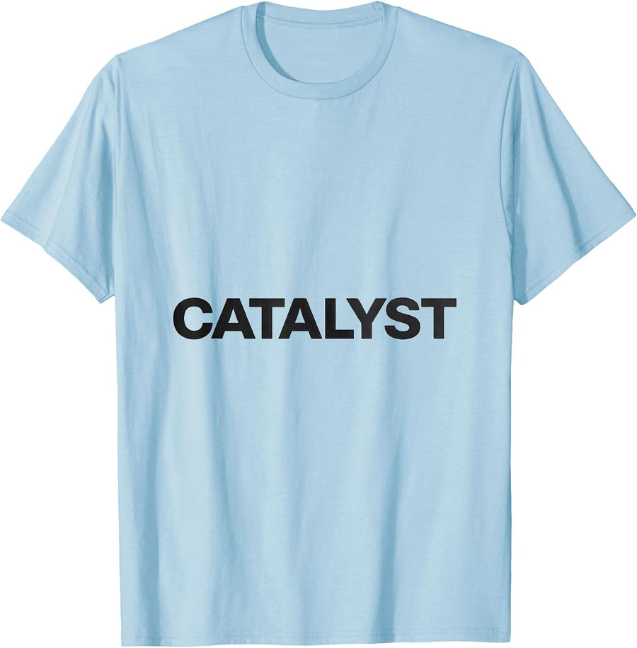 Men's Catalyst Minimalist Funny Cat Math And Science Teacher Gift T-Shirt - Baby Blue