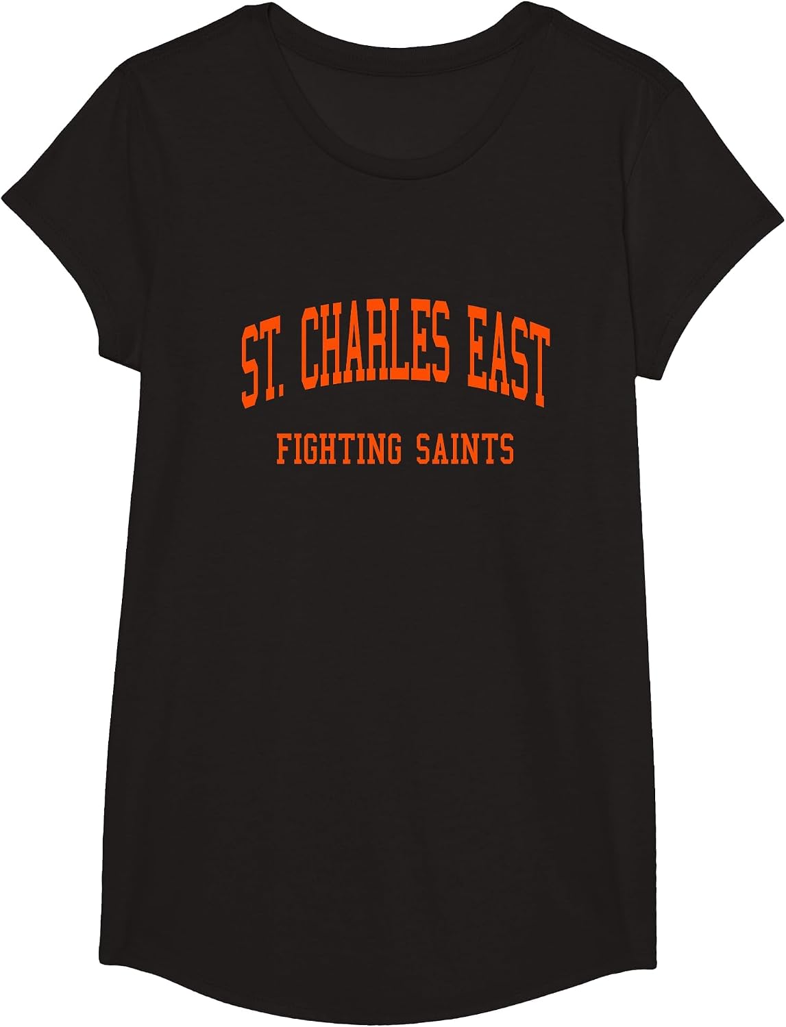 St. Charles East High School HS Saint Charles IL Retro Sport T-Shirt - Girls Black