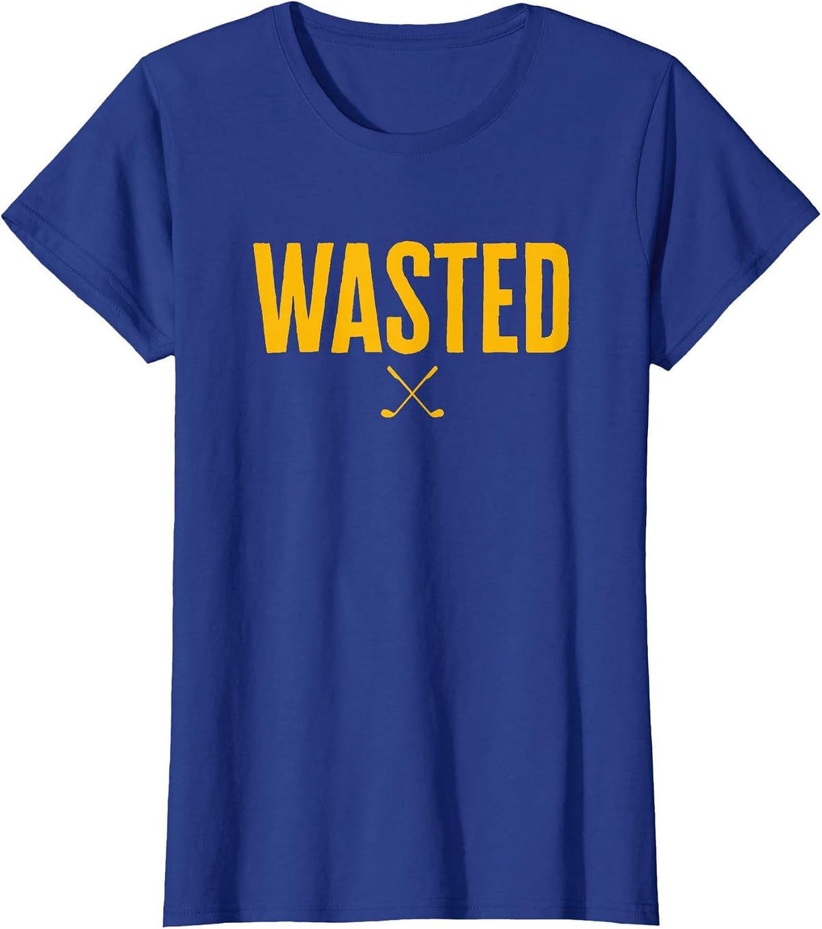 Waste Management Wasted Golf T-Shirt - Royal Blue