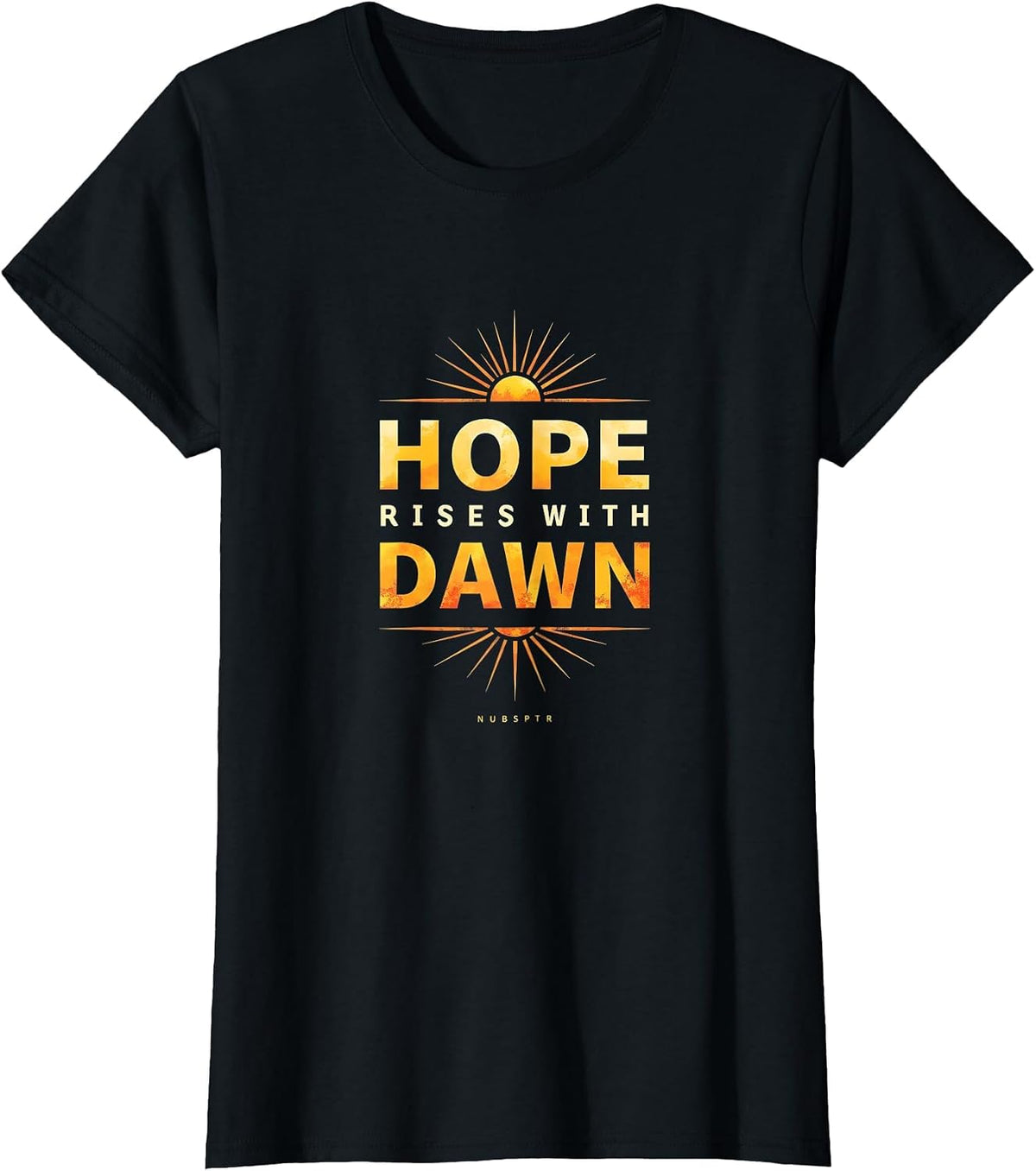 Hope Rises with Dawn Inauguration Day Design T-Shirt - Black