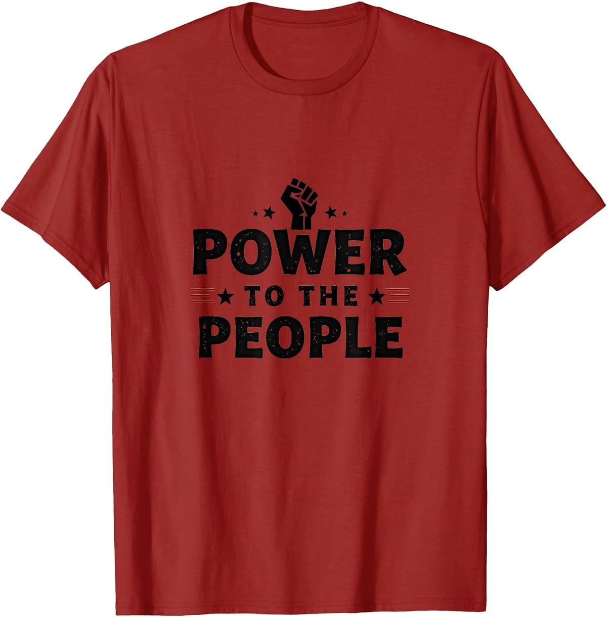 Power to The People Inauguration Day 2025 T-Shirt - Cranberry Red