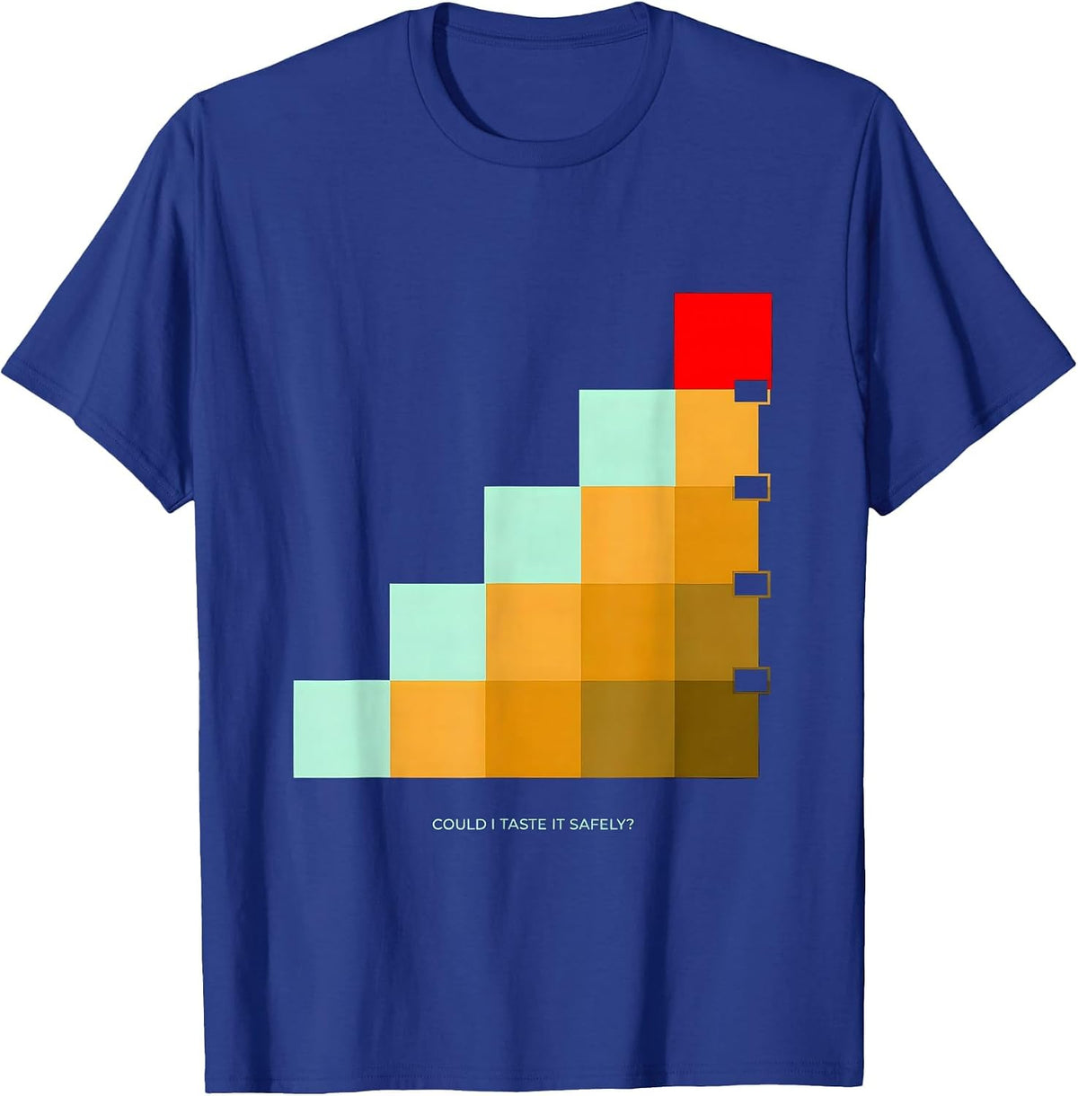Men's Could I Taste It Safely Funny Periodic Table Chemistry T-Shirt - Royal Blue