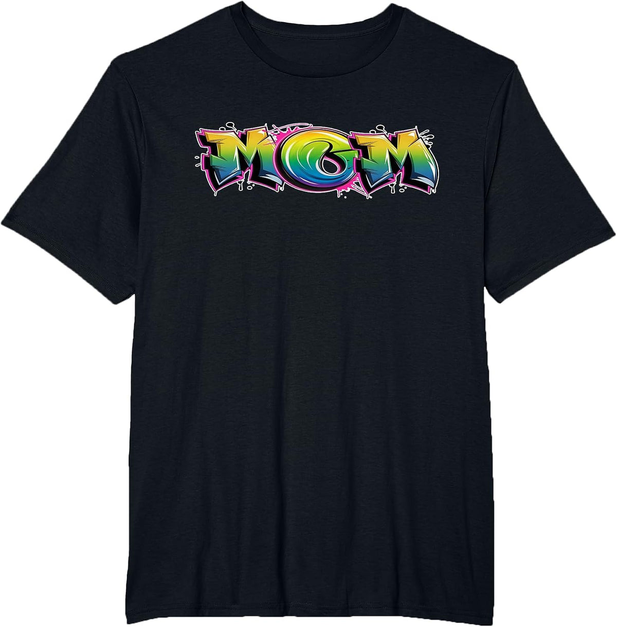 Airbrush Graffiti Mommy Mom Street Artist T-Shirt - Black