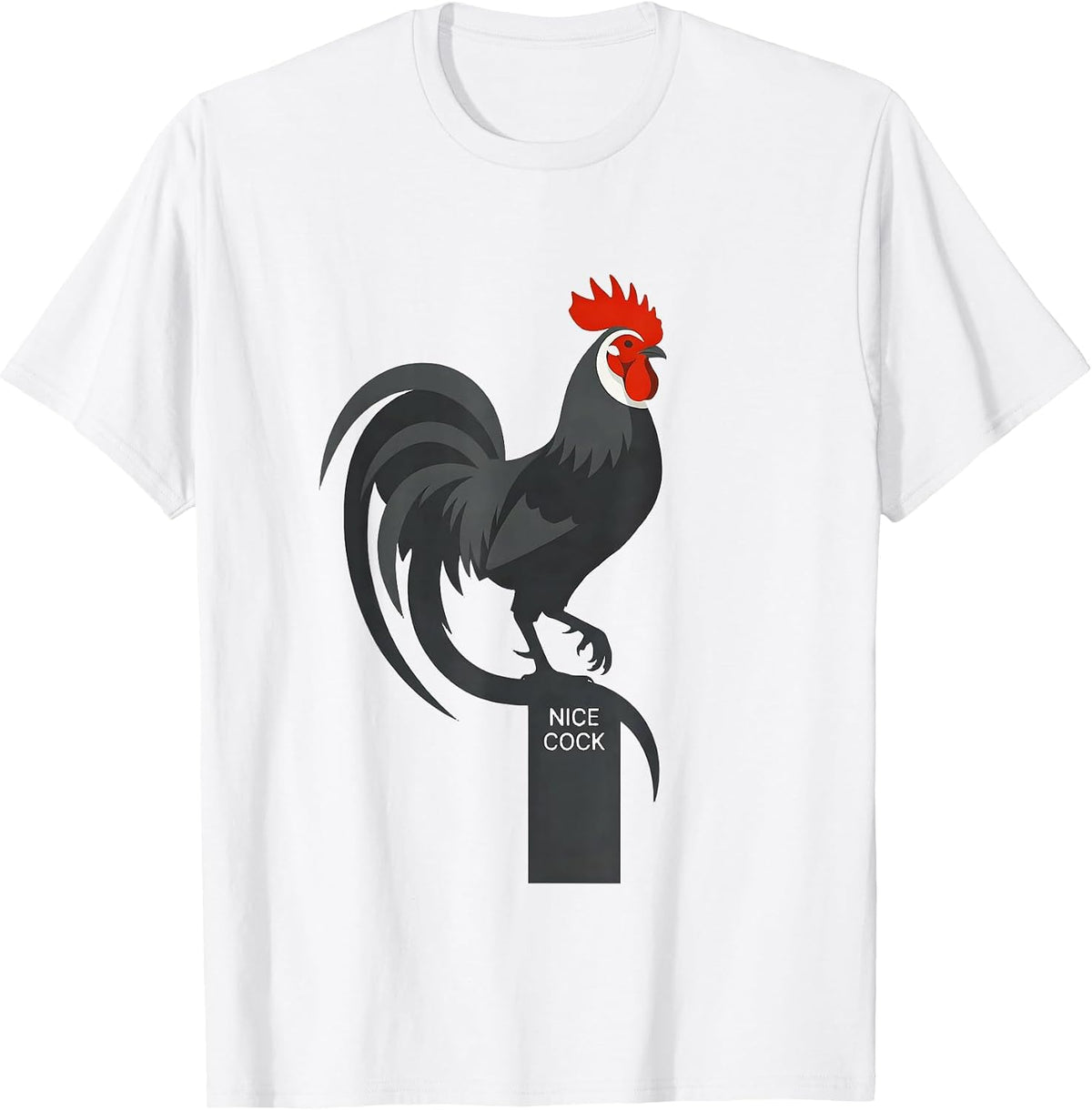 Men's Nice Cock Funny Pheasant Hunting Upland Bird Hunter Gift T-Shirt - White