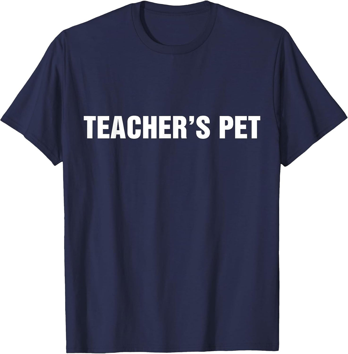 Teacher Pet Student Classroom Enthusiast T-Shirt - Navy Blue