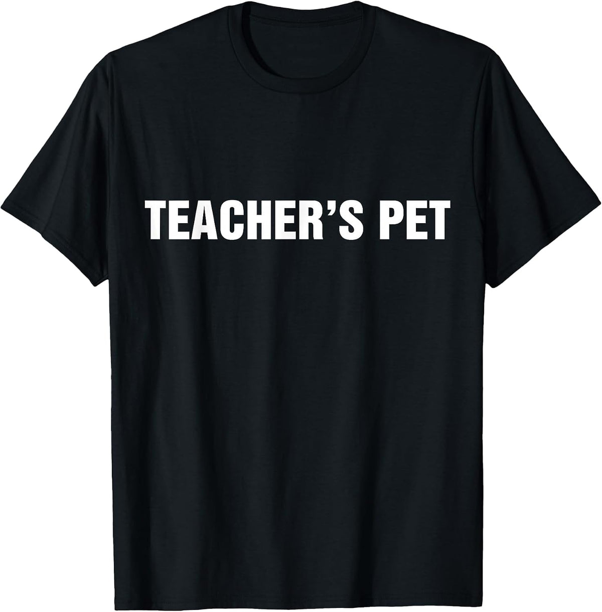 Teacher Pet Student Classroom Enthusiast T-Shirt - Black