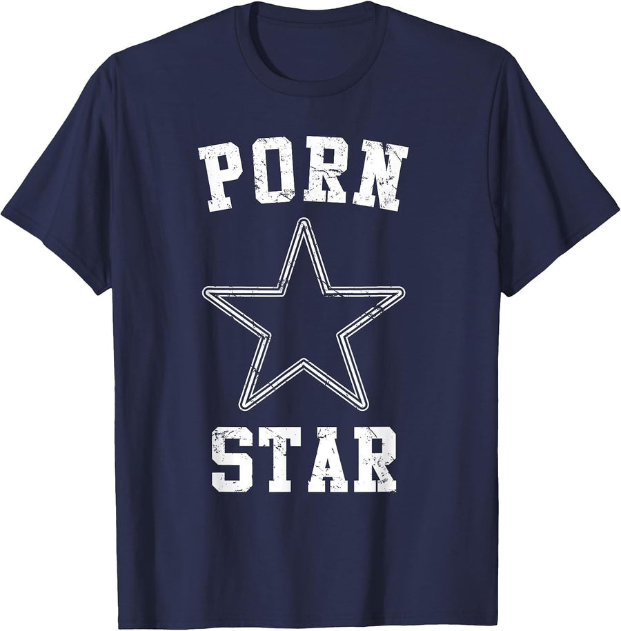 Porn Star T-Shirt T-Shirt - Navy Blue