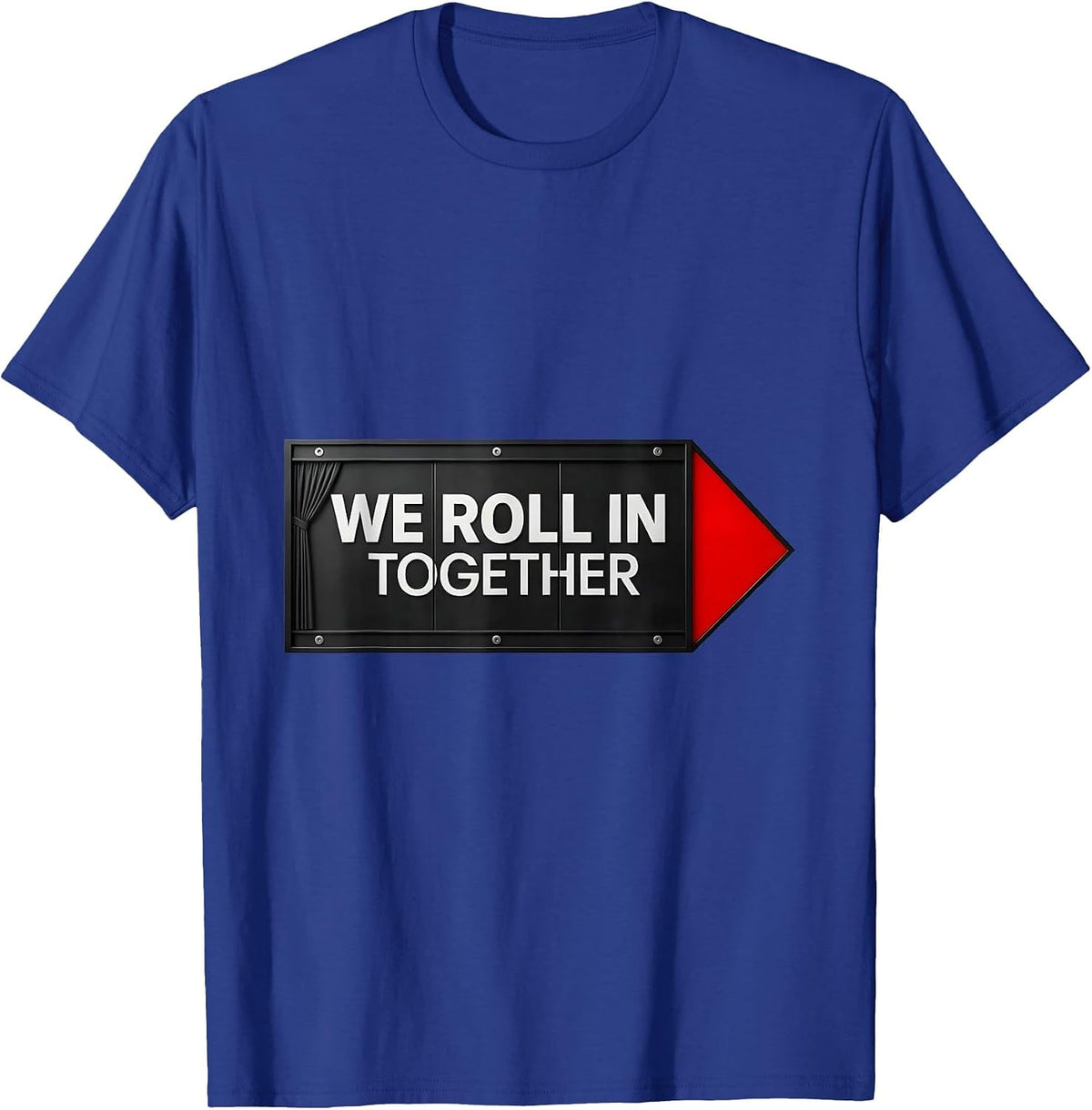 Men's We Roll In Together Swiss International Theatre Kid Festival T-Shirt - Royal Blue